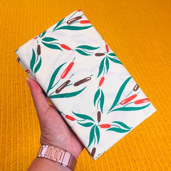 Vintage Wamsutta DAKOTAH Cattails Pillowcase Set 70s Ultracale Textile Bedding - Picture 7 of 10